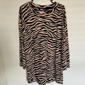 Kate Spade NY Women's Large Zebra Print Dress